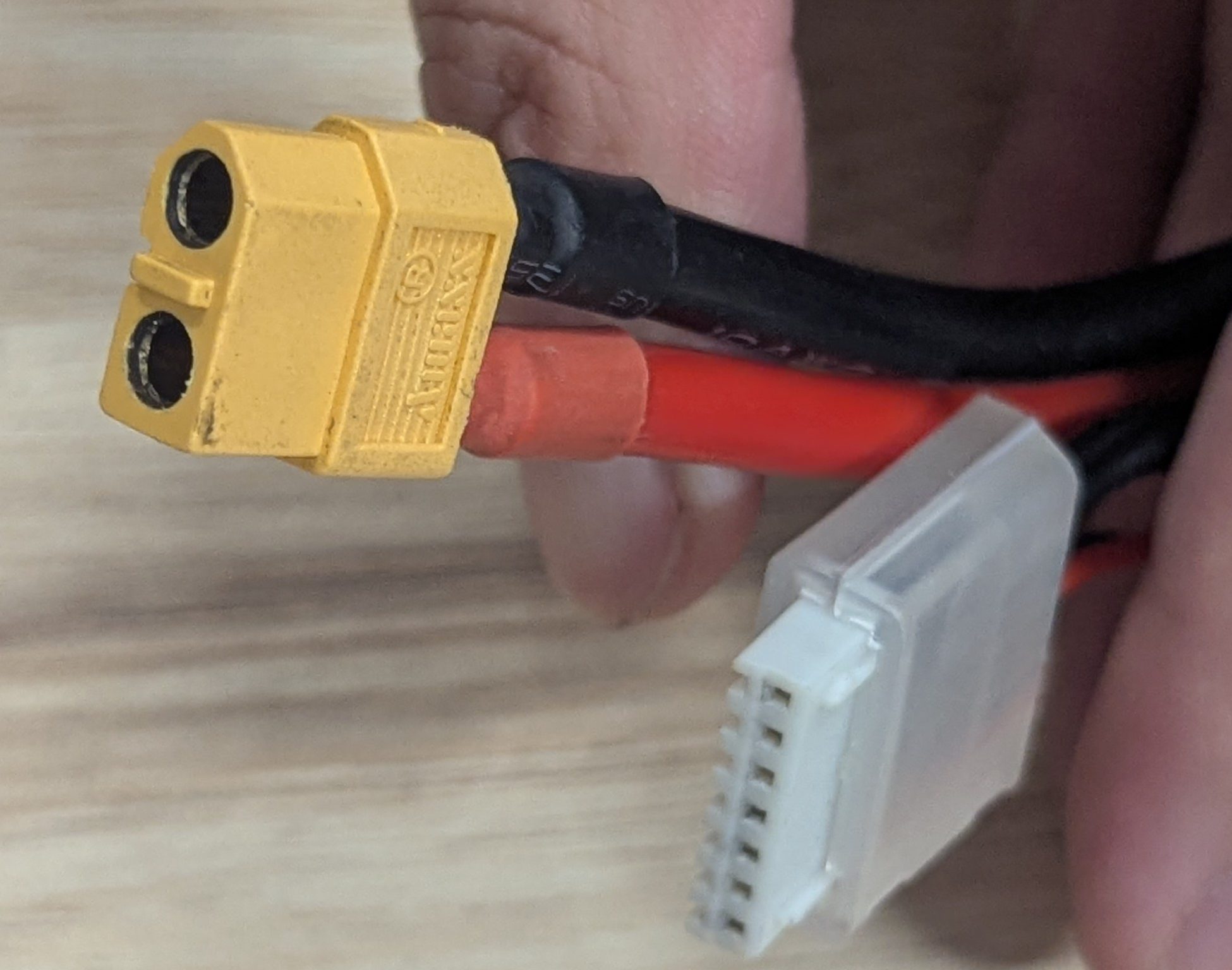 Battery connectors.